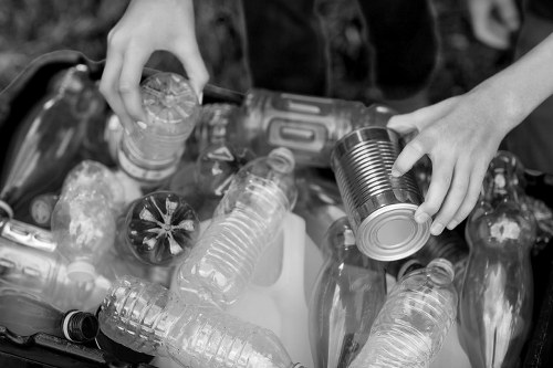 Hoarder clearance professionals assessing a living space in Putney