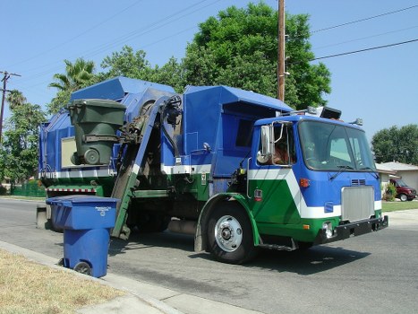 Professional team safely removing items from home