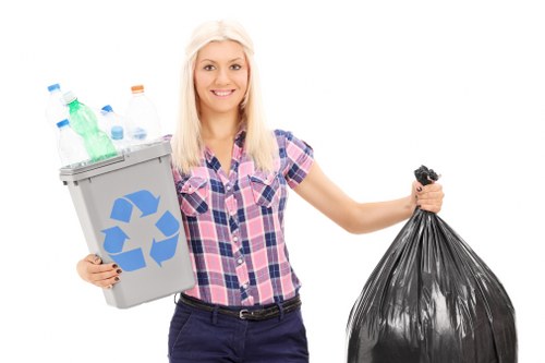 Professional hoarder clearance team at work in Palmers Green