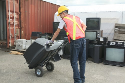 Recycling and reusing waste in commercial hoarder clearance