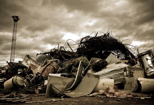 Experts assisting a hoarder during clearance