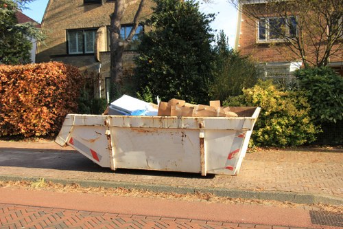 Hoarder clearance professionals at work in Southall