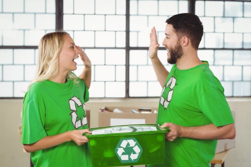 Eco-friendly disposal methods during clearance